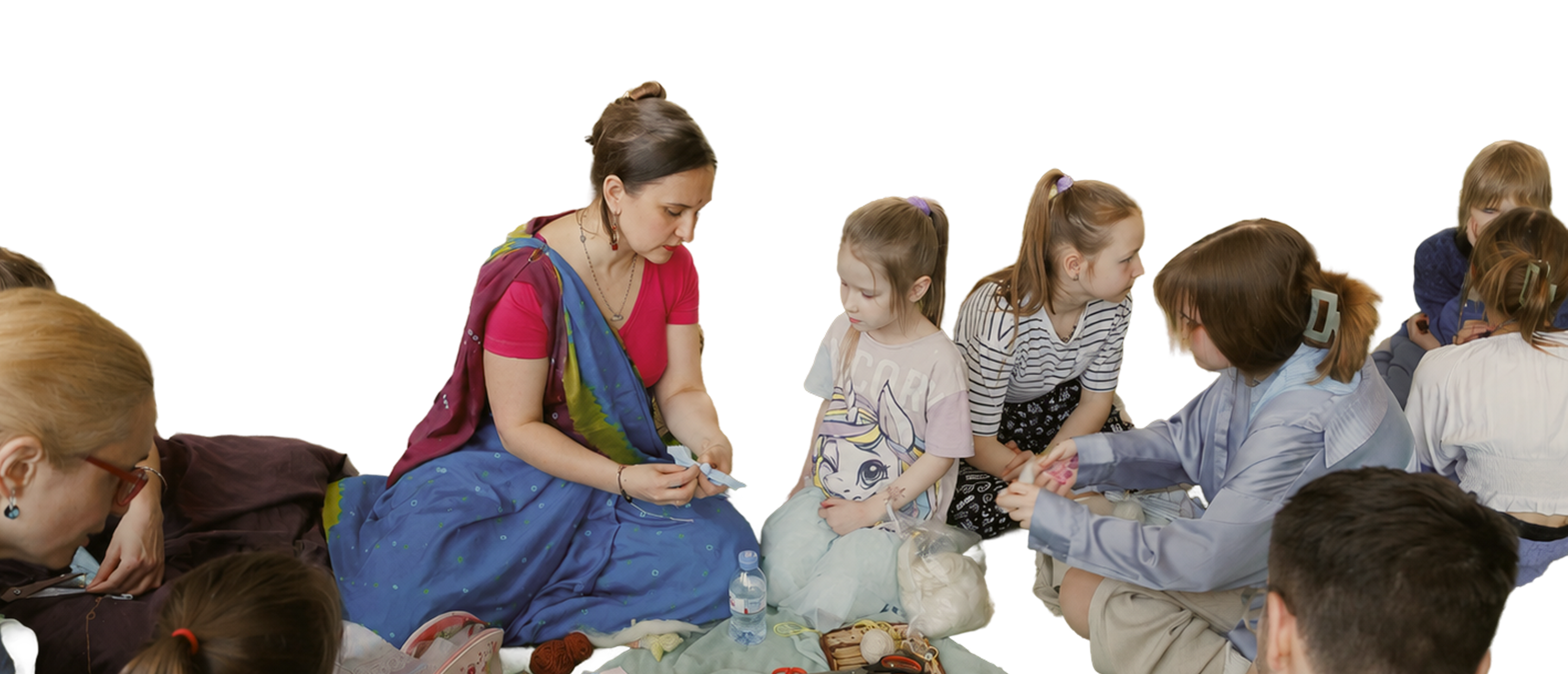 Children at the retreat